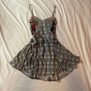 Abstract Floral Sundress